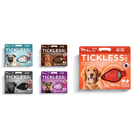 Tickless Pet Ultrahangos Kullancs És Bolhariasztó Bézs, Fekete, Barna, Narancs, Pink Színekben 1 db