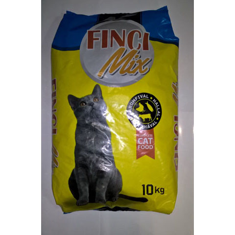 Finci-Mix cica száraz táp -baromfi, hal, marha 10Kg