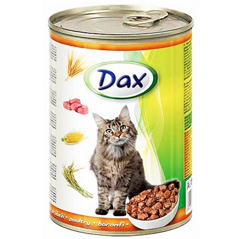 Dax  Baromfis Macskakonzerv 415g