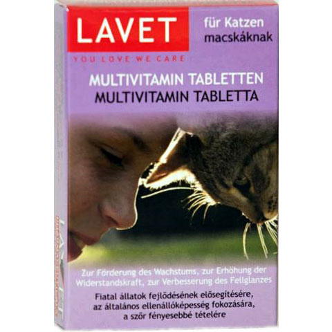LAVET Macskáknak Multivitamin  tabl. 50db