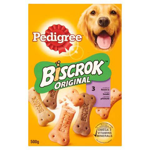 Pedigree Biscrok jutalomfalat kutyák számára  500 g