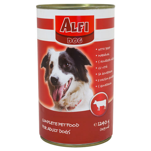 Alfi Dog konzerv marha 1240g