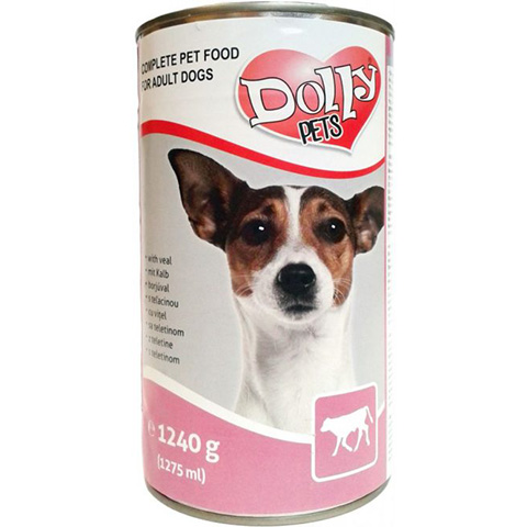 Dolly Dog konzerv borjú 1240g