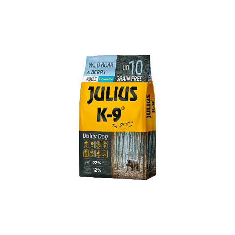 Julius K-9 Utility Dog Hypoallergenic Wild boar,berry Adult Vaddisznó száraztáp   10 kg