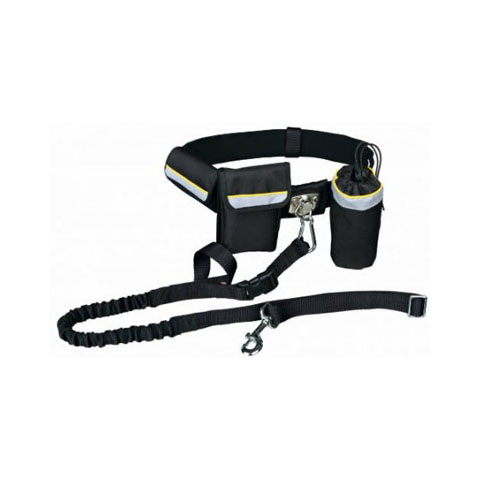 Trixie Waist Belt with Leash - Derékra csatolható futópóráz (póráz:1-1.35cm/25mm) 60-120cm/40mm