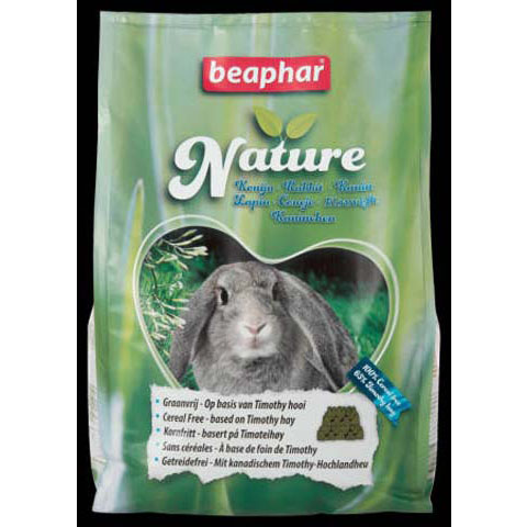 Beaphar Nature - Teljes értékű eledel nyulaknak  750g