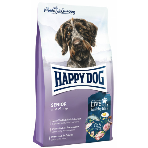 Happy Dog F+W Senior Száraztáp kutya 19/9 12 kg